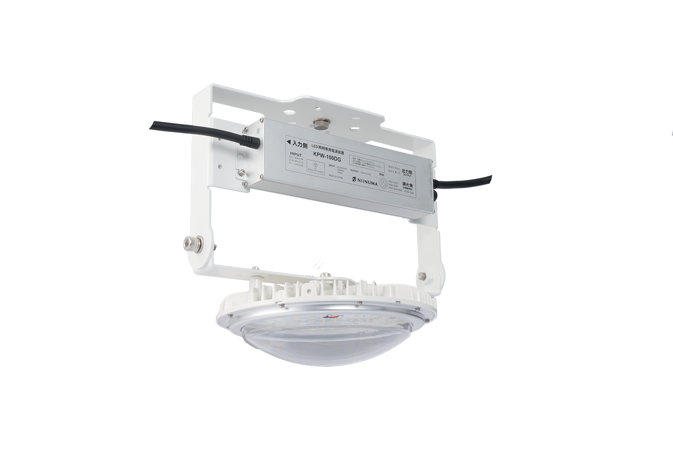 KING 400重耐塩直付け型<br>(ドームカバー透明)